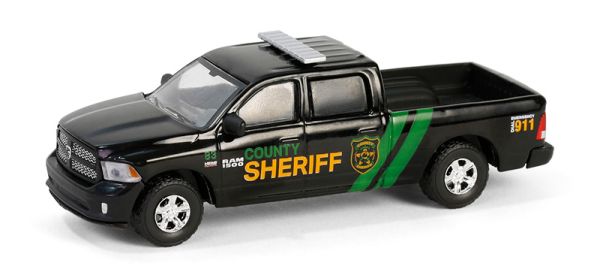 GREEN62030-A - DODGE Ram 1500 2013 Country sheriff from the TV series YELLOWSTONE in blister pack - 1