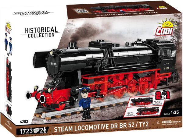 COB6283 - STEAM DR BR 52/Type 2 locomotive – 1723 parts - 1