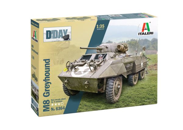 ITA6364 - M8 Greyhound military vehicle to assemble and paint - 1