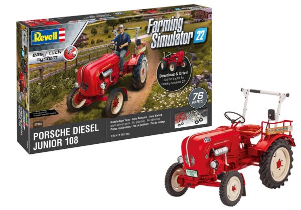 REV63653 - PORSCHE junior 108 from Farming simulator to assemble and paint - 1