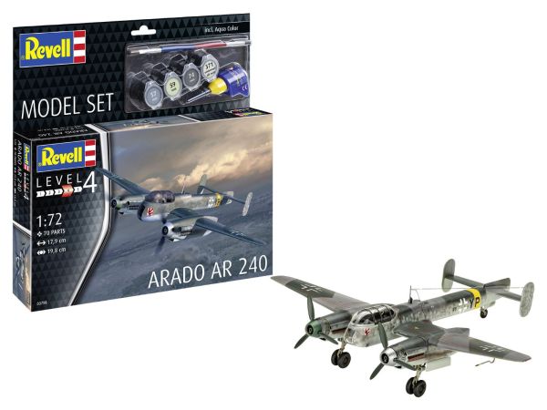 REV63798 - Model Set - ARADO AR240 to assemble with paint - 1