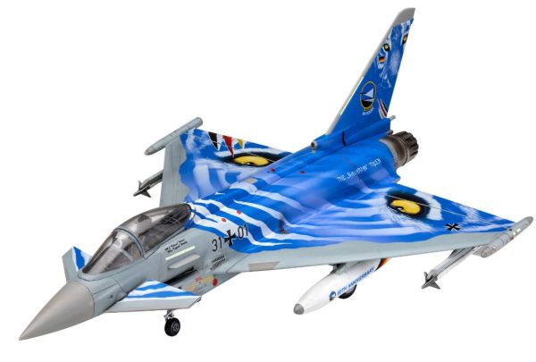 REV63818 - Eurofighter TyphoonBavarian Tiger 2021 aircraft to assemble and paint - 1