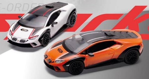 SPAYCOMBO64009 - LAMBORGHINI Huracan Sterrato Combo Set white and orange - 1