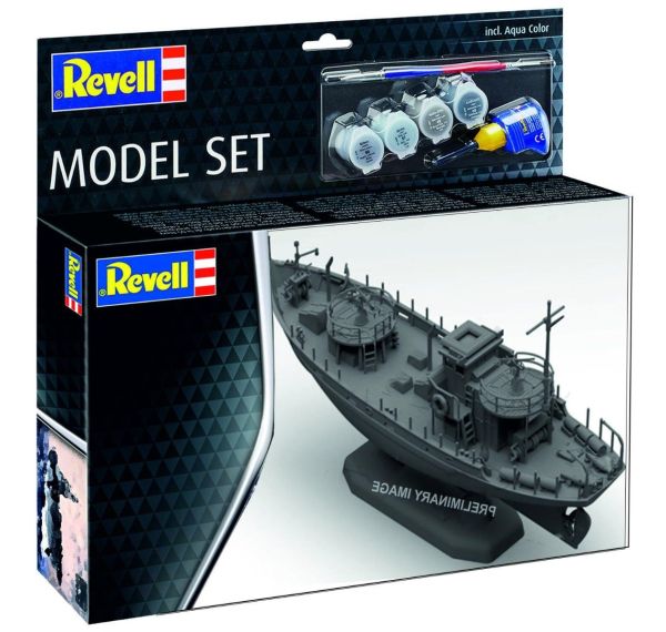 REV65242 - MODEL SET - War trawler KFK with paint to assemble - 1