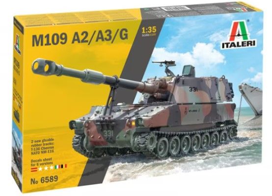 ITA6589 - M-109/ A2-A3-G tank to be assembled and painted - 1