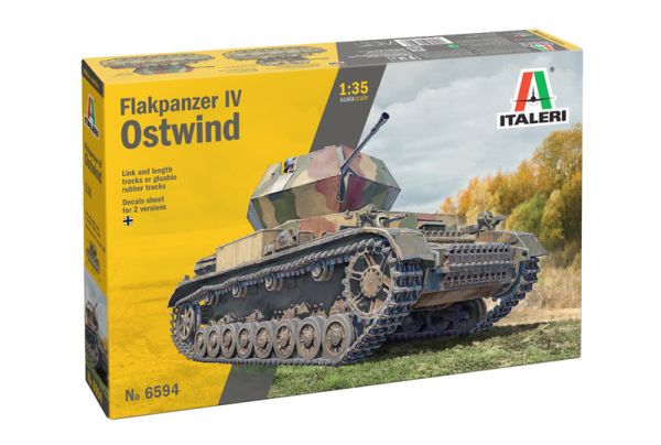 ITA6594 - Flakpanzer IV Ostwind tank to assemble and paint - 1