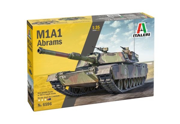 ITA6596 - M1Al/A2 Abrams tank to assemble and paint - 1