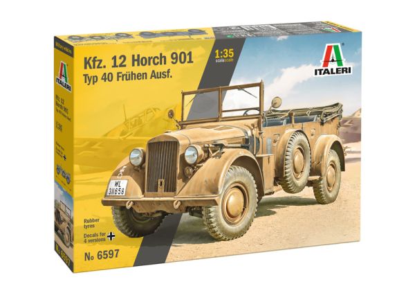 ITA6597 - Vehicle Kfz.12 Horch 901 Typ 40 to assemble and paint - 1