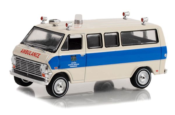 GREEN67040-A - 1969 FORD Econoline Ambulance of the Ontario hospitals from the series FIRST RESPONDERS under blister - 1