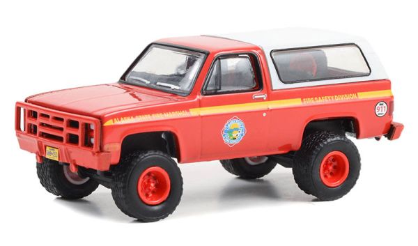 GREEN67050-D - CHEVROLET M1009 1984 Alaska fire brigade from the FIRE & RESCUE series in blister pack - 1