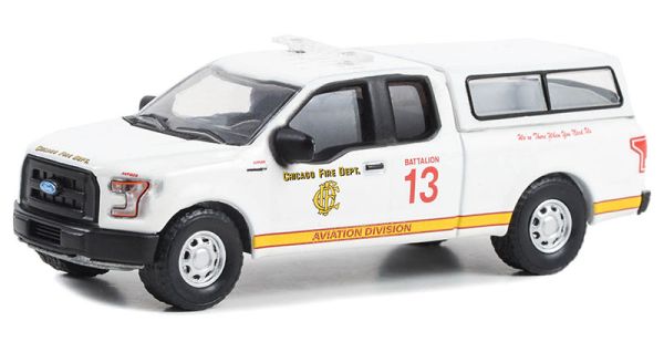 GREEN67050-E - FORD F-150 2016 Chicago Firefighters from the FIRE & RESCUE series in blister packs - 1