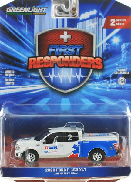 GREEN67060-F - 2020 FORD F-150 XLT AMR Safety Team from the FIRST RESPONDERS series, blister-packed - 1