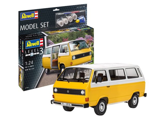 REV67706 - VOLKSWAGEN T3 Bus to be assembled and painted with accessories - 1