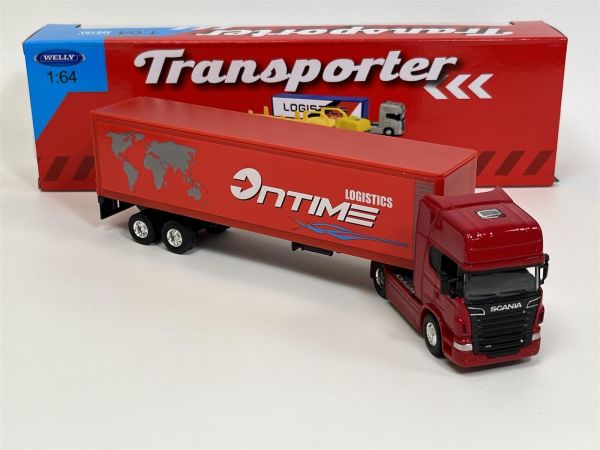 WEL68021 - SCANIA V8 R730 4x2 with 2 Axles trailer ONTIME Logistique - 1