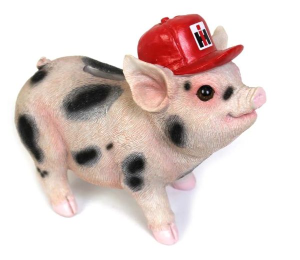 6864 - FARMALL Porcelain Money Box - Piglet - 1