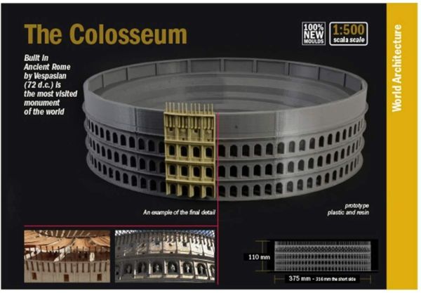 ITA68003 - World Architecture: THE COLOSSEUM to assemble and paint - 1