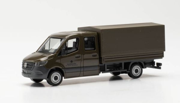 HER700795 - MERCEDES SPRINTER brown double cab BUNDSWEHR - 1