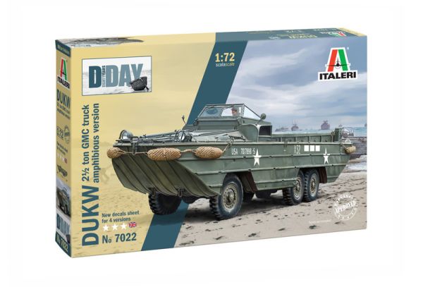 ITA7022 - DUKW 2 ½ tons amphibious GMC version – 80th Anniversary of D-DAY to assemble and paint - 1