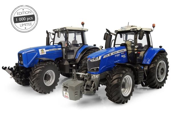 UH7123 - Ploughmaker set - MASSEY FERGUSON 8260 and 7726S blue - 1