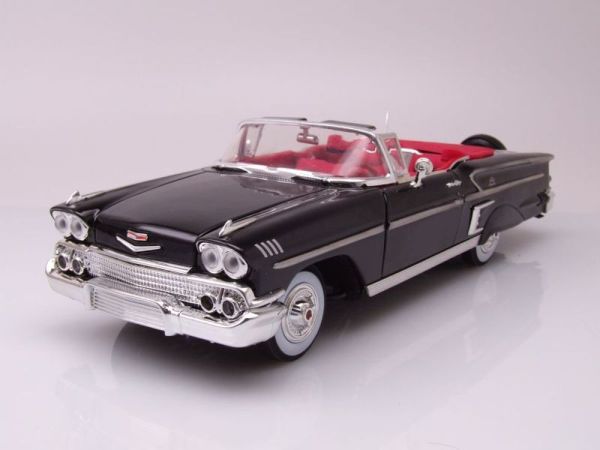 MMX73112NOIR - 1958 CHEVY Impala convertible black - 1