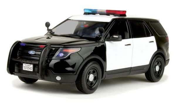 MMX73996 - FORD Interceptor utility 2015 Police with sounds and lights Black - 1