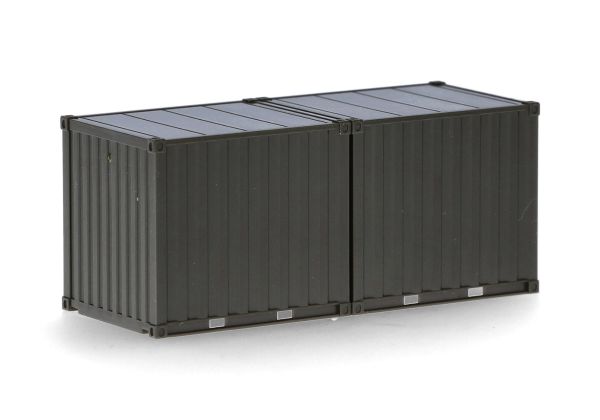 HER747103 - Container 10 feet dark green - 2 pieces - 1