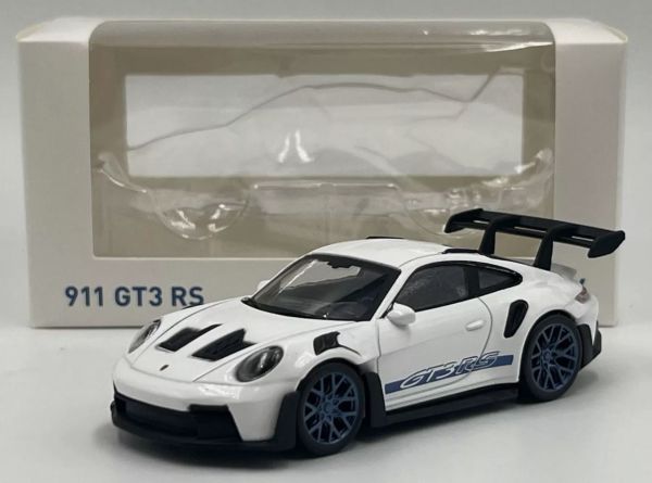 NOREV750048 - PORSCHE 911 GT3 RS 2022 White with blue decals - Jet-car - 1