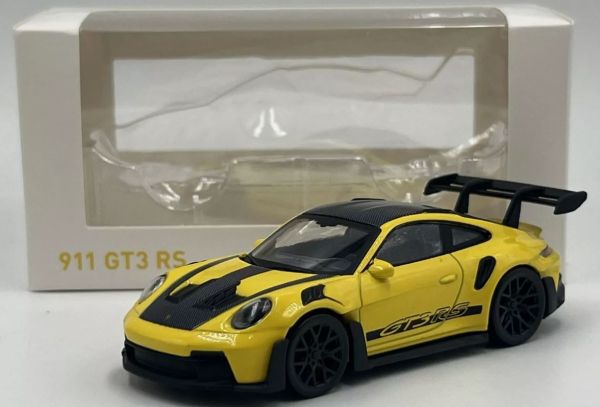 NOREV750063 - PORSCHE 911 GT3 RS 2022 Yellow with black stickers - Jet-car - 1