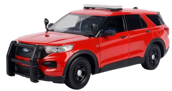 MMX76988ROUGE - FORD Police Interceptor utility 2022 red - 1