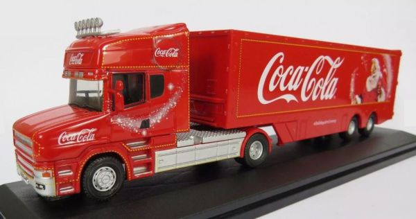 OXF76TCAB004CC - SCANIA T CAB 4x2 with trailer 2 Axles COCA-COLA Noël - 1