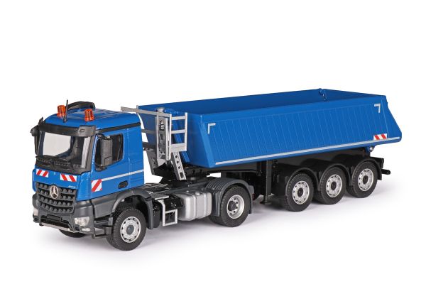 CON78202/03 - MERCEDES Arocs 4x2 with tipper SCHMITZ CARGOBULL 3 Axles - 1