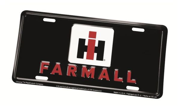 CA7920 - IH Farmall metal plate black - 30 x 15 cm - 1