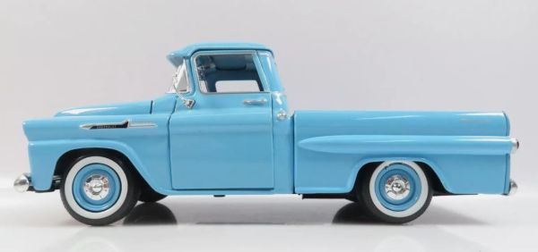 MMAX79311BLEU - CHEVROLET Apache Fleetline pick-up 1958 Blue - 1