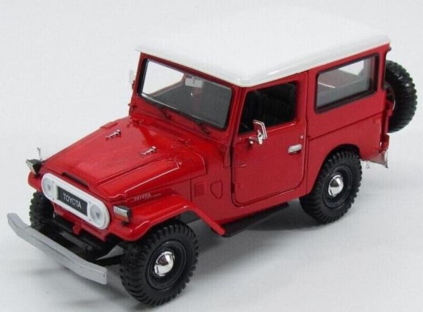 MMX79323ROUGE - TOYOTA FJ40 1974 red and white - 1