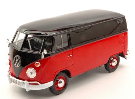 MMX79342ROUGE - VOLKSWAGEN Type 2 T1 van 1959 Black and red - 1