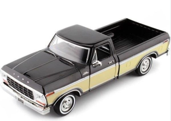 MMX79346NOIR - FORD F-150 Custom 1979 Black and beige - 1