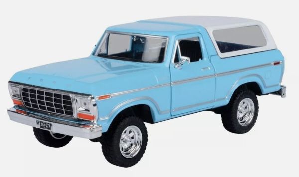 MMAX79373BLEU - FORD Bronco with Hardtop 1978 Blue - 1