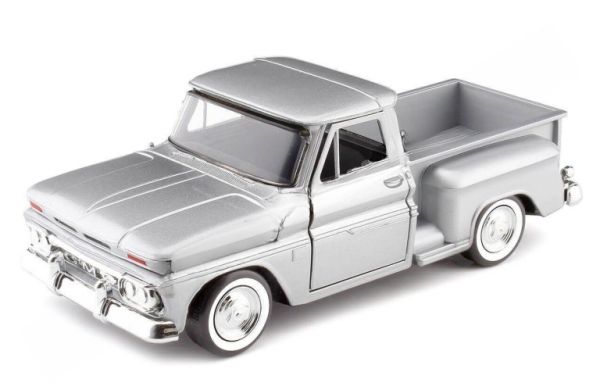 MMX79379ARGENT - CHEVY C10 Fleetside Pickup 1966 Silver - 1