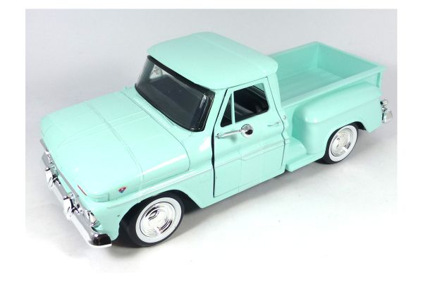 MMX79379VERT - CHEVY C10 Fleetside Pick-up 1966 green - 1