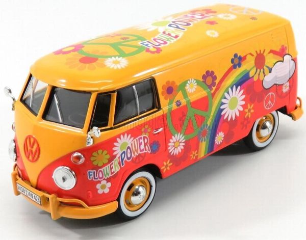 MMX79563ORANGE - VOLKSWAGEN Type 2 T1 van Flower Power orange - 1