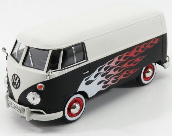 MMX79566NOIR - VOLKSWAGEN Type 2 T1 van custom garage Black and white - 1