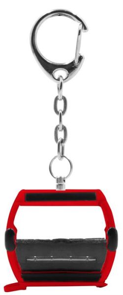 JC80051 - OMEGA IV/10 gondola key ring, red - 1