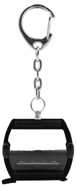 JC80053 - OMEGA IV gondola key ring black - 1