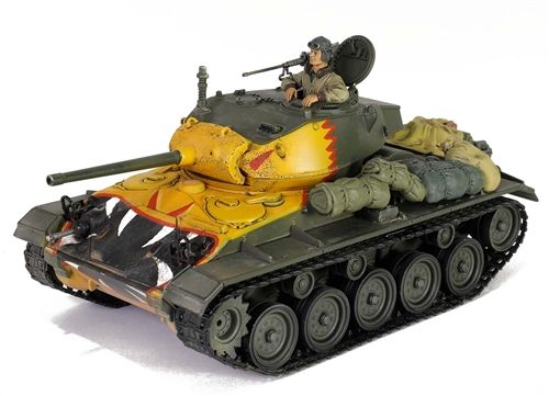 FOV801002B - CHAFFEE M24 American light tank - Battalion of the 79th - South Korea 1950 - 1