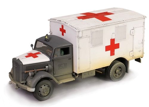 FOV801101A - OPEL-BLITZ 3.6-6700A KFZ.305 World War II Ambulance White and Green - 1