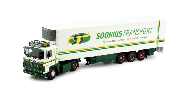 TEK81236 - SCANIA 141 4x2 with 3-axle refrigerated trailer SOONIUS - 1