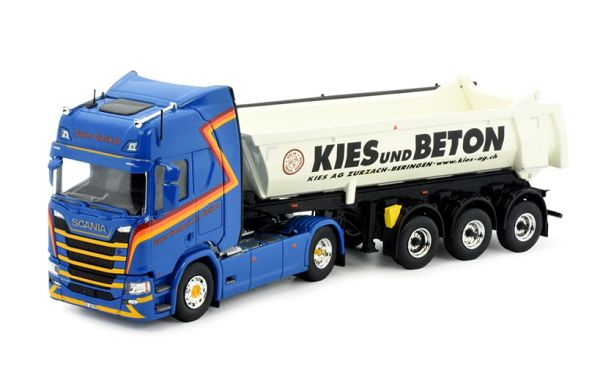 TEK82733 - SCANIA R HIGHLINE SAXER 4x2 with 3-axle tipper KIES AG - 1