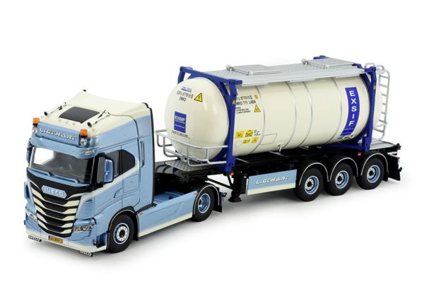 TEK82973 - IVECO S-WAY 4x2 with 3-axle tanker trailer LIGTHART - 1