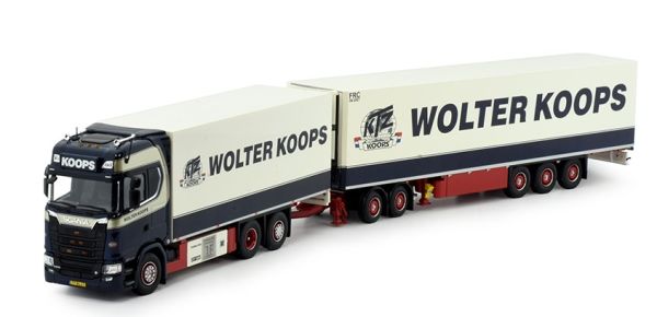 TEK83612 - SCANIA S Highline 6x2 straight truck with 2+3 refrigerated trailer WOLTER KOOPS axles - 1