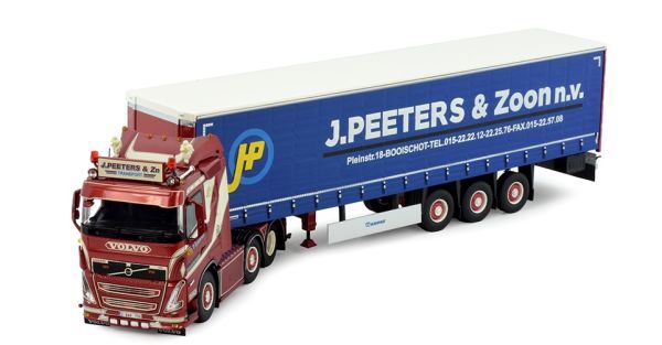 TEK83728 - VOLVO FH5 6x4 tri-axle trailer J.PEETERS & ZOON - 1